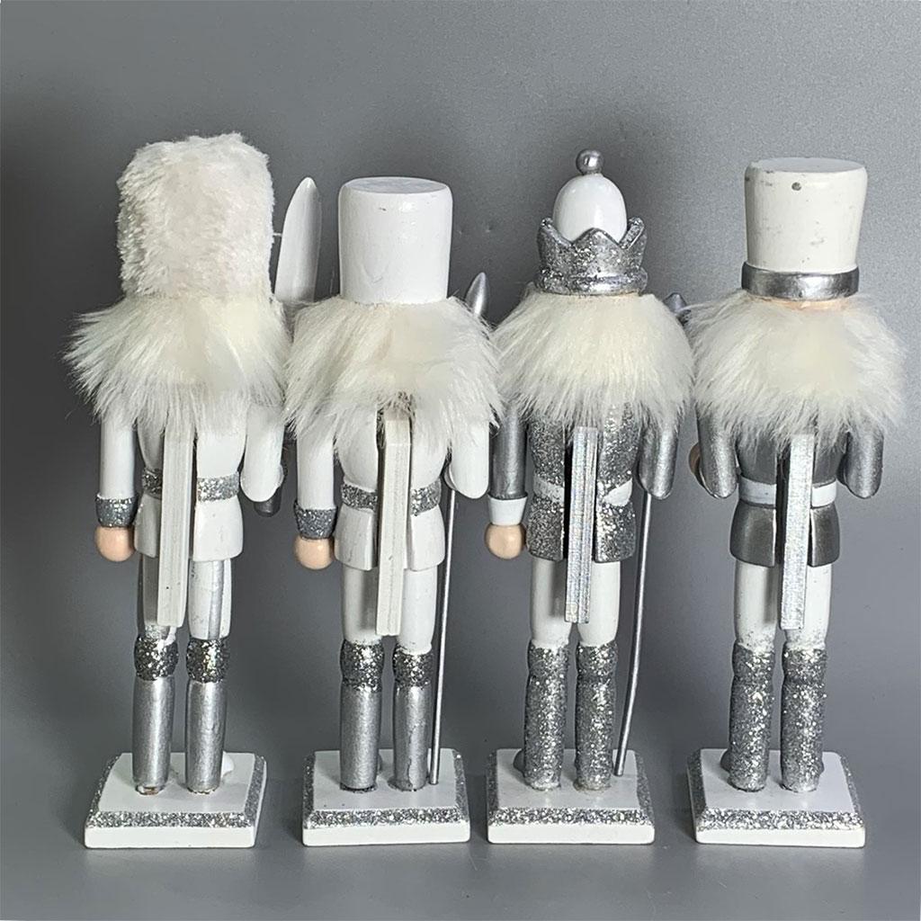 4個入り ナットクラッカー人形 18cm デコレーションフィ - Nutcracker Figurine のレビューと価格