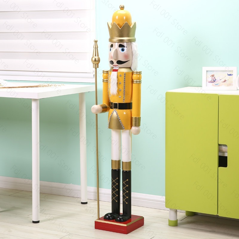 120 センチメートルくるみ割り人形兵士飾り北欧家庭用家具ホ - Nutcracker Figurine のレビューと価格