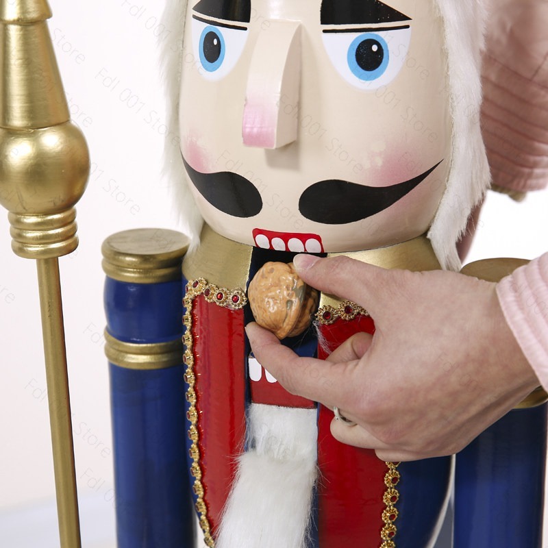 120 センチメートルくるみ割り人形兵士飾り北欧家庭用家具ホ - Nutcracker Figurine のレビューと価格