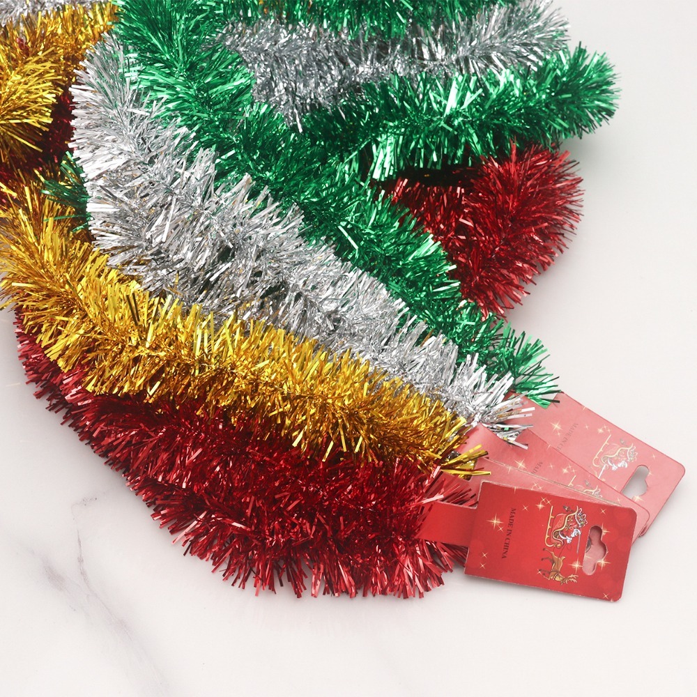 2Mのクリスマスフラワーリボン、クリスマスツリー用オーナメン - Tinsel Garland Decoration のレビューと価格