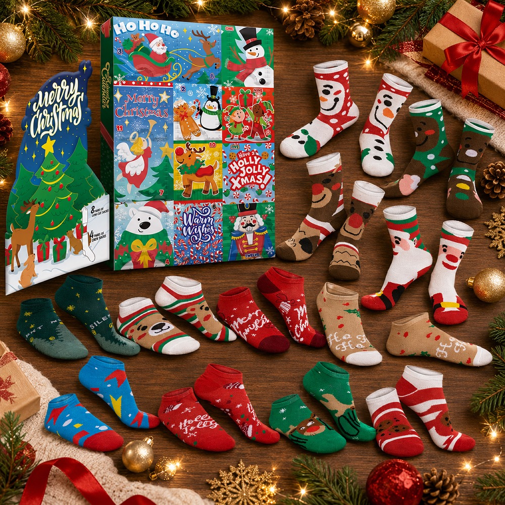 2026年クリスマスアドベントカレンダー。女性用、大人用、暖 - Christmas Stocking Hanging のレビューと価格