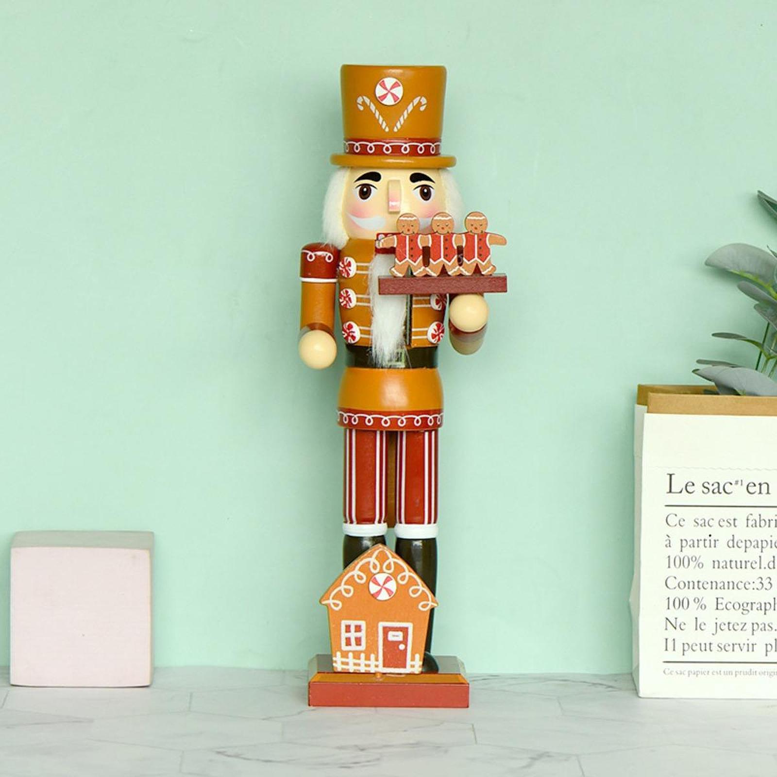 シェフをテーマにしたくるみ割り人形の木製オーナメント。クリス - Nutcracker Figurine のレビューと価格