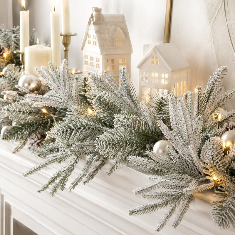 人工クリスマスパインブランチスノーパインニードルフェイクプラ - Christmas Tree Artificial のレビューと価格