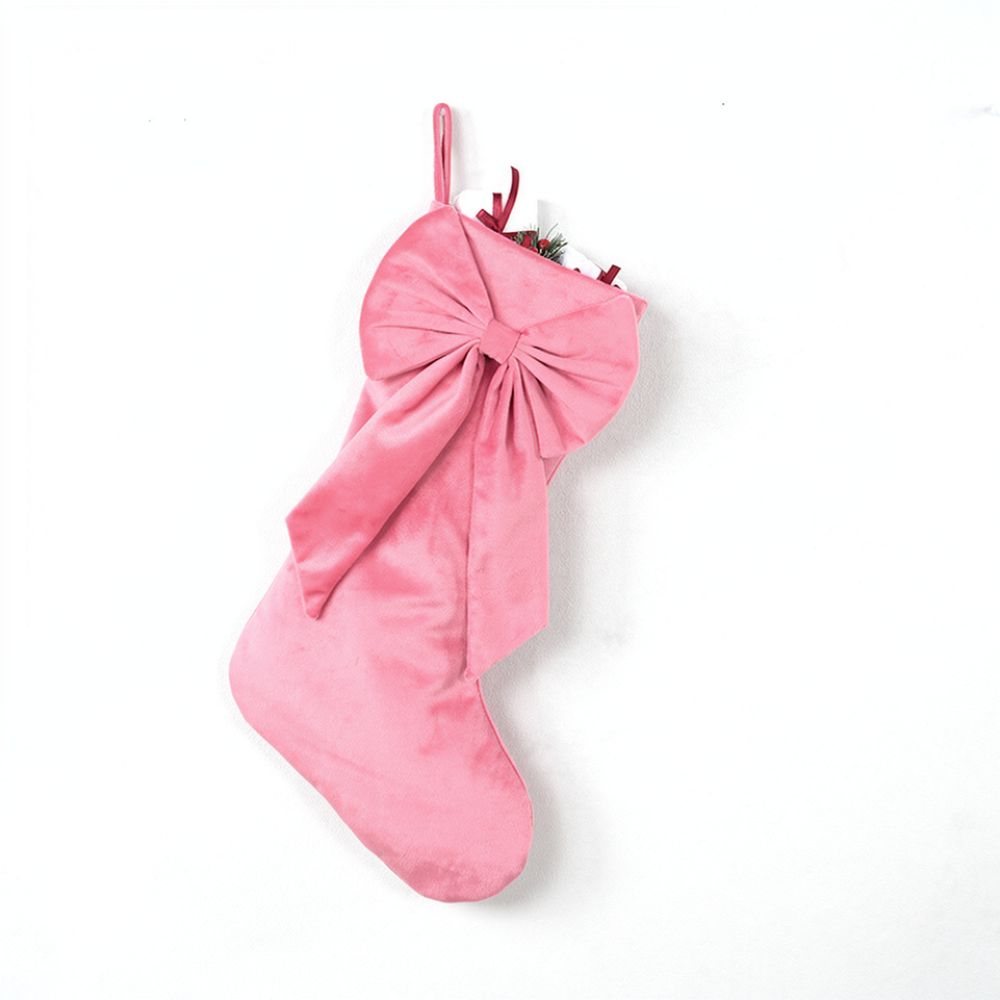 18インチのクリスマス柄ベルベット製ストッキング。装飾用の吊 - Christmas Stocking Hanging のレビューと価格