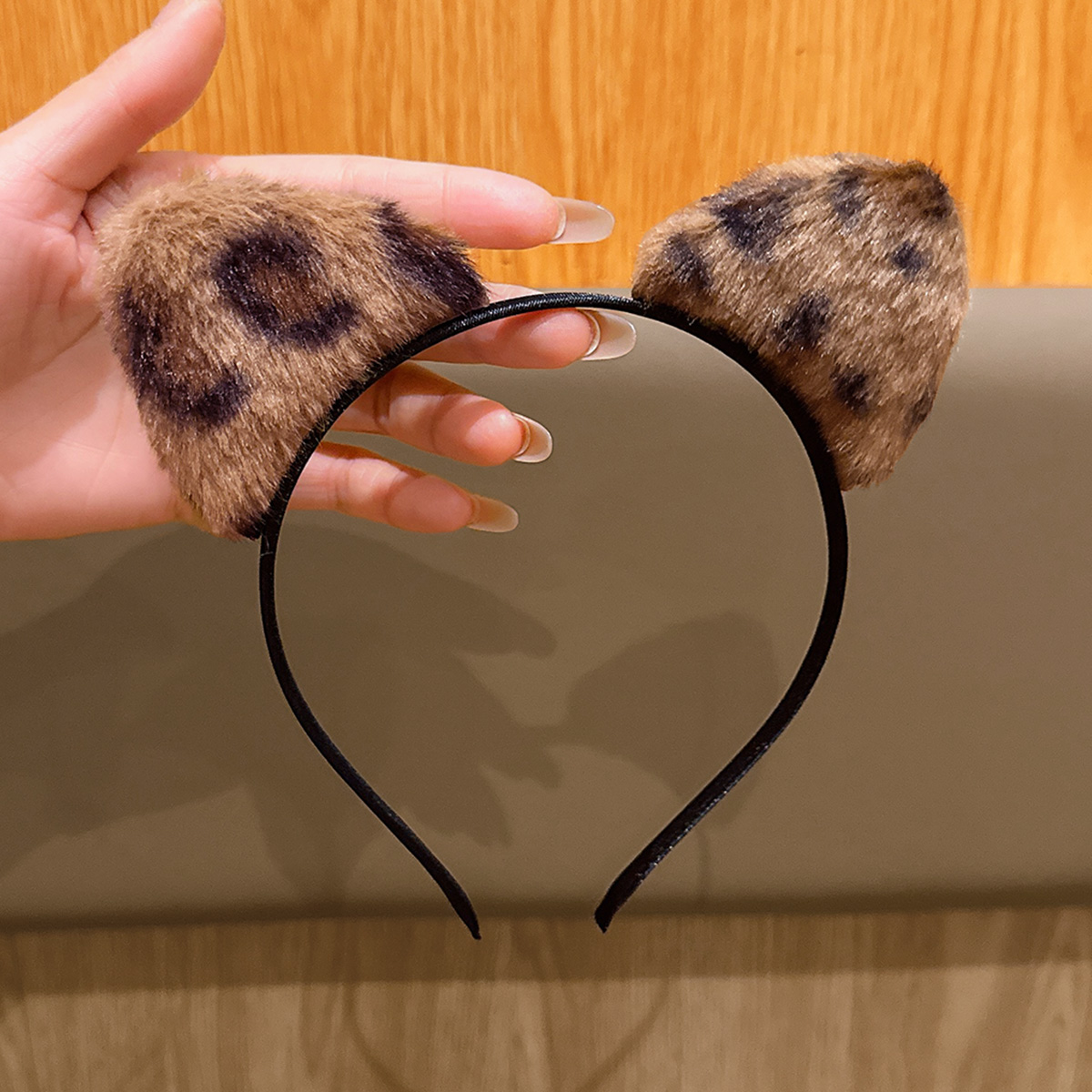 猫耳（猫耳型の蒸しパン）ヒョウ柄のかわいい多用途ぬいぐるみヘ - Reindeer Antlers Headband のレビューと価格