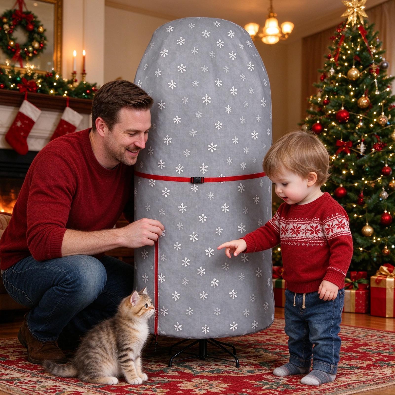 人工クリスマスツリー用、縦型カバー、季節限定、防塵、収納バッ - Christmas Tree Artificial のレビューと価格
