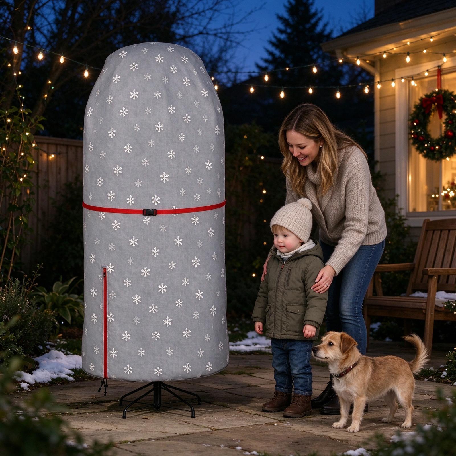 人工クリスマスツリー用、縦型カバー、季節限定、防塵、収納バッ - Christmas Tree Artificial のレビューと価格