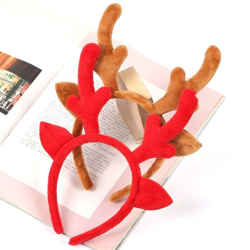 クリスマス・トナカイの角のヘッドバンド、ホリデーパーティーの - Reindeer Antlers Headband のレビューと価格