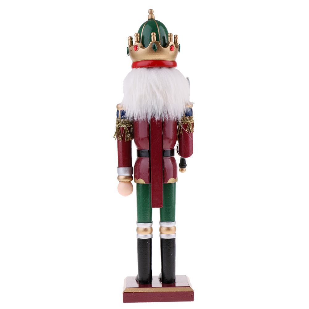 木製の置物,30cm,3個ピース/ロット,花壇,装飾品,クリ - Nutcracker Figurine のレビューと価格