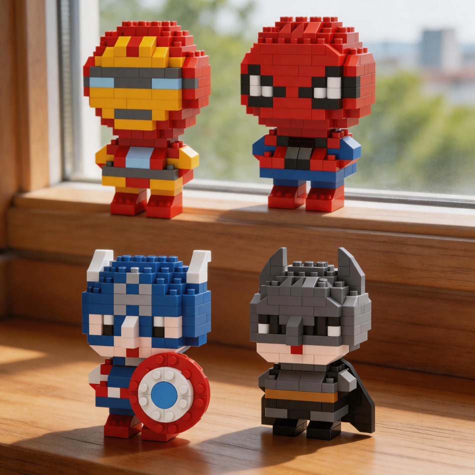 スパイダーマン、アイアンマン、キャプテン・アメリカ＆バットマ - Lego Set Technic のレビューと価格